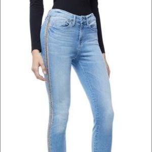 Good American Good Legs Chain Crop Skinny Jeans